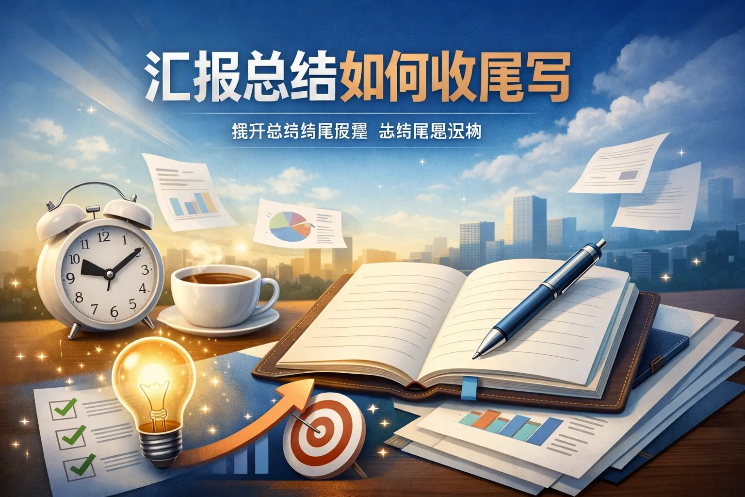 汇报总结如何收尾写