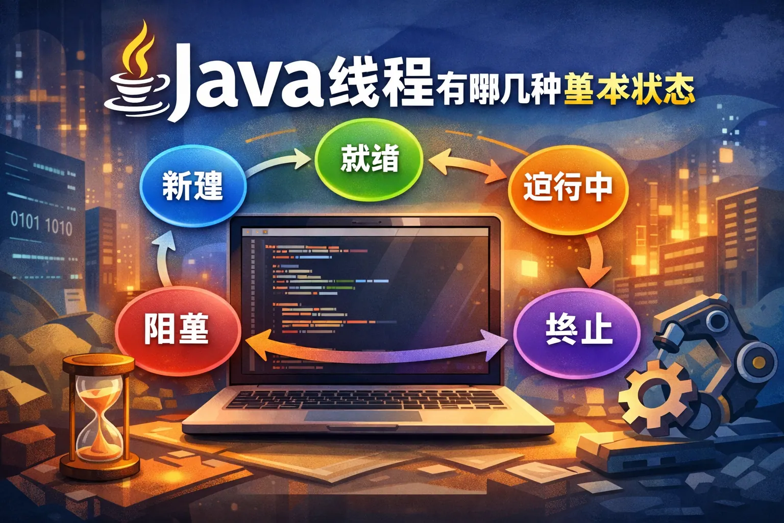java线程有哪几种基本状态