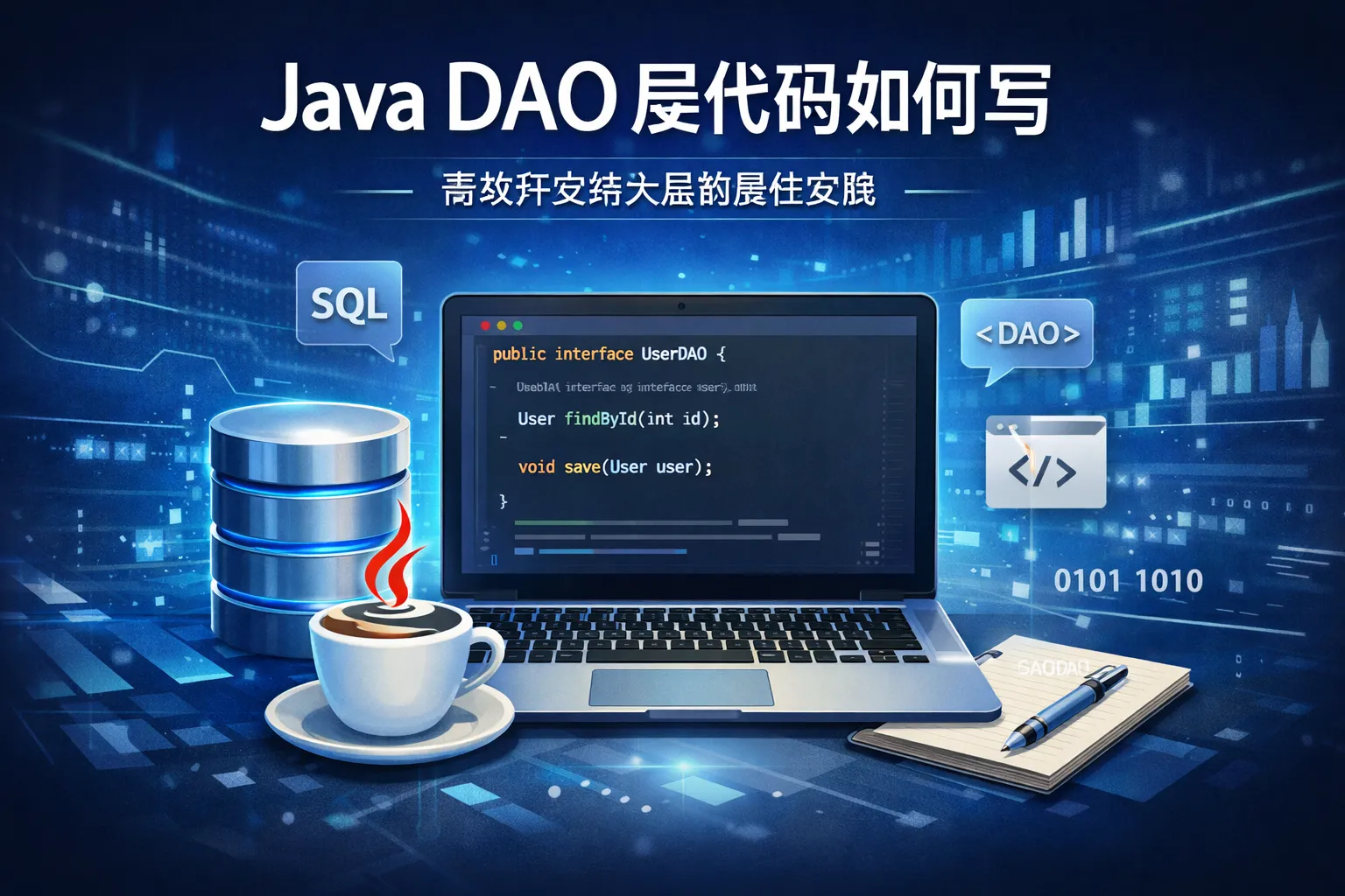 java dao层代码如何写