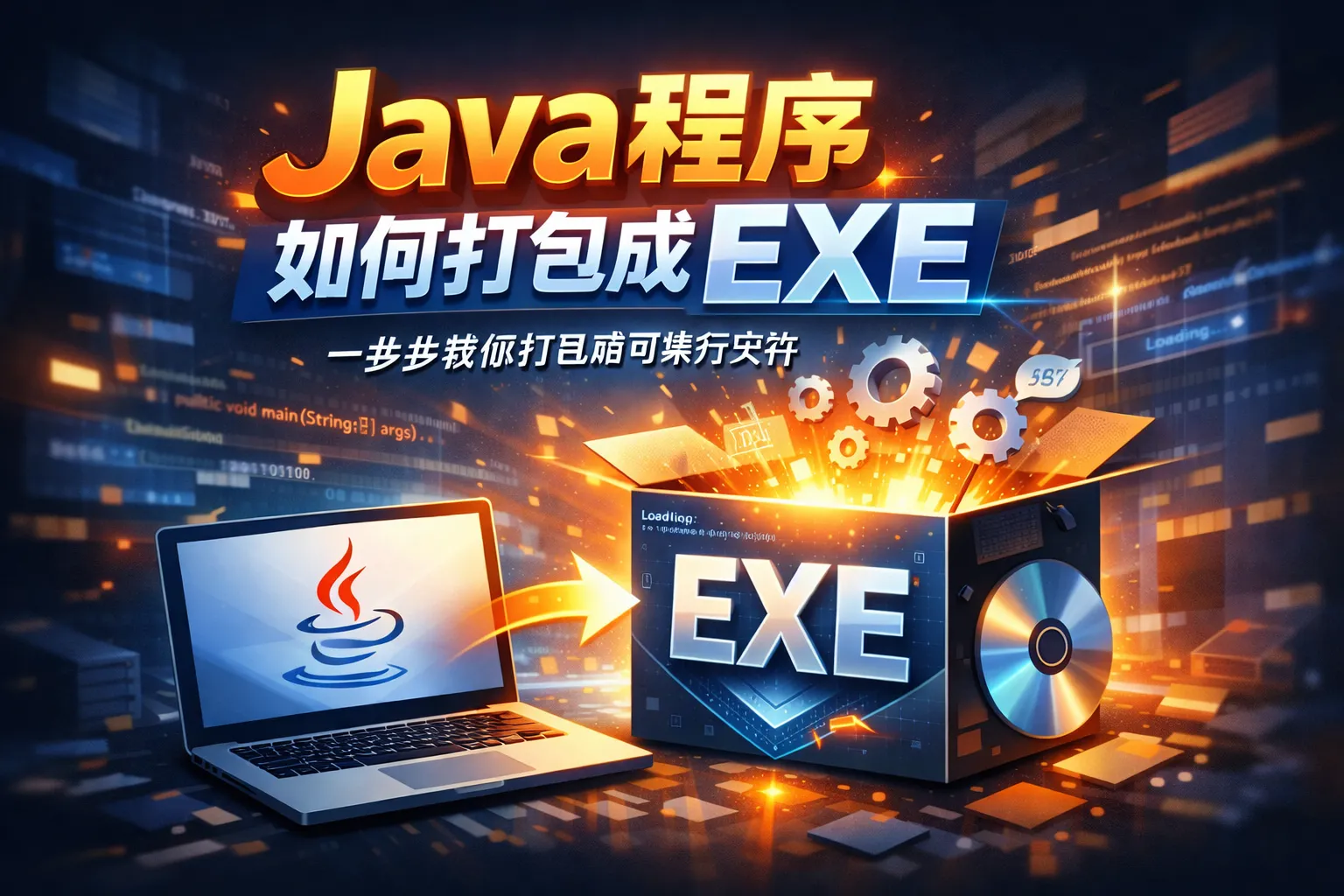 java程序如何打包成ex
