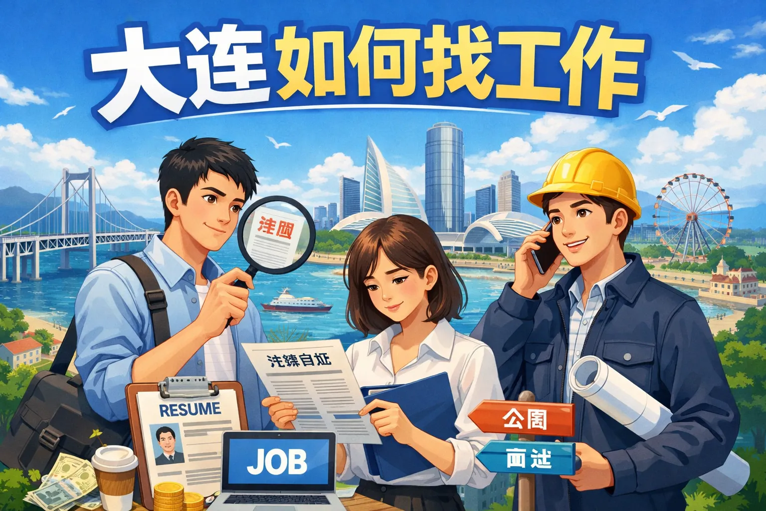 大连如何找工作