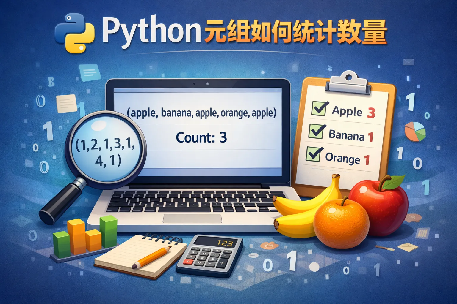 python元组如何统计数量