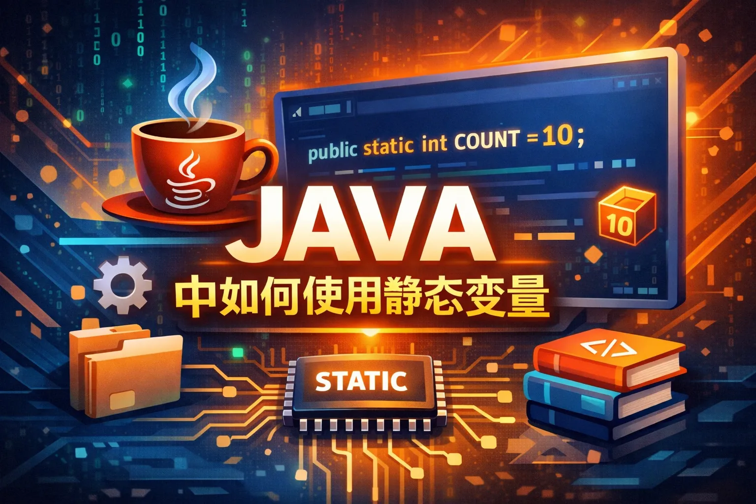 JAVA中如何使用静态变量