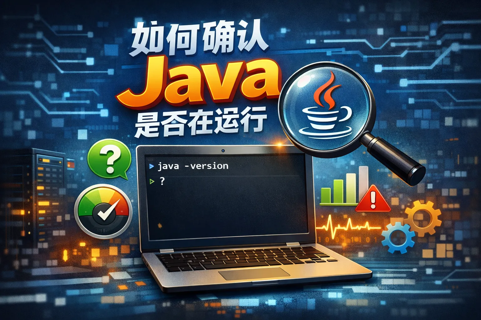 如何确认java是否在运行