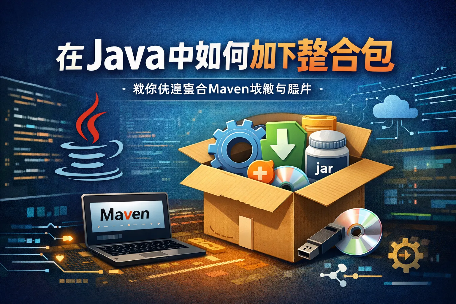 在java中如何加下整合包