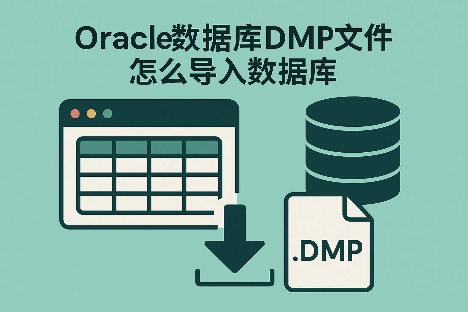 Oracle Dmp orac数据库dmp文件怎么导入数据库