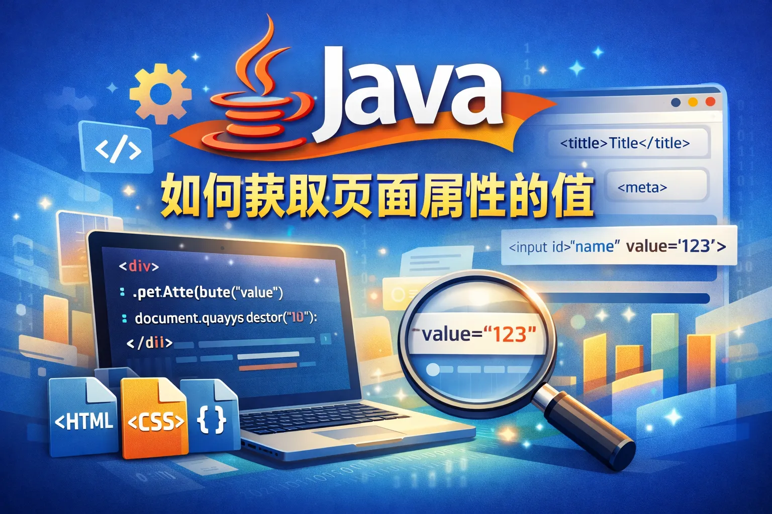 java如何获取页面属性的值