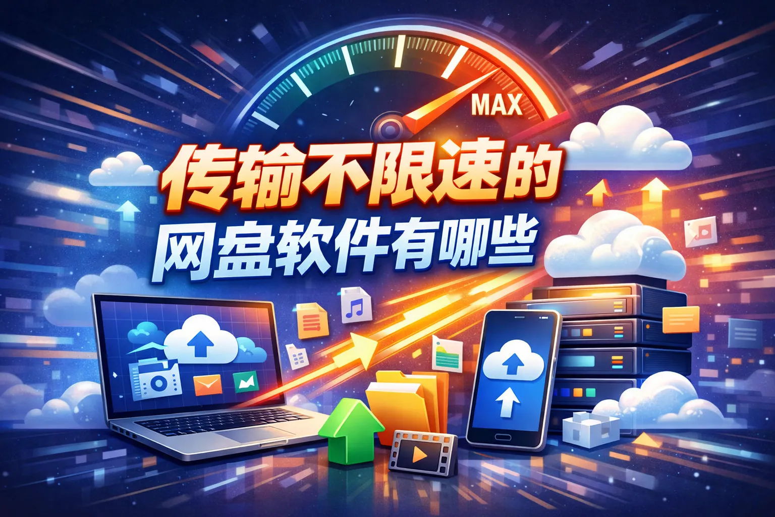 传输不限速的网盘软件有哪些