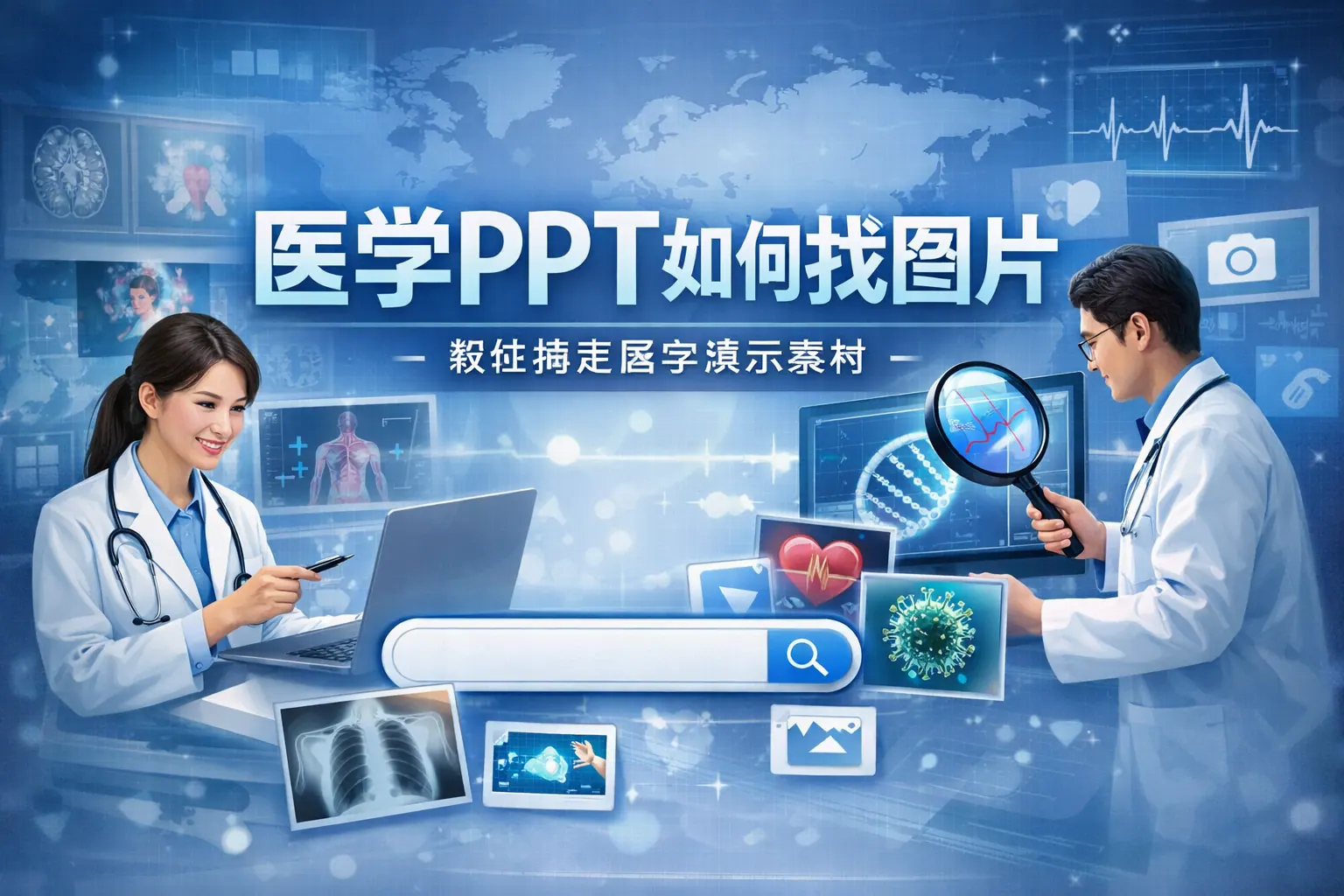 医学ppt如何找图片