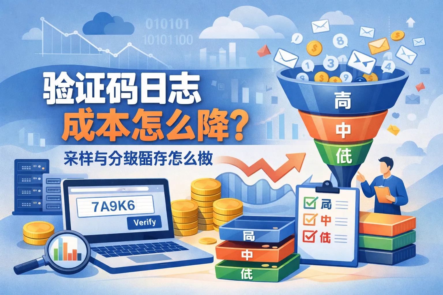 验证码日志成本怎么降?采样与分级留存怎么做