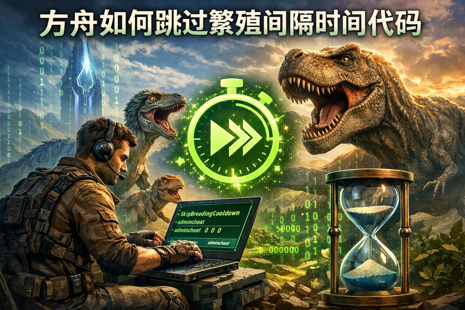 方舟如何跳过繁殖间隔时间代码