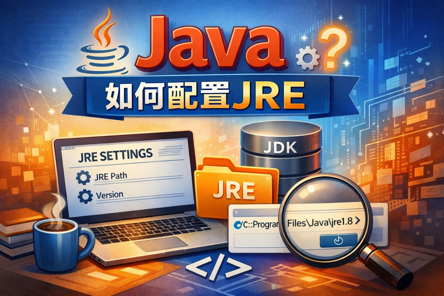 java如何配置jre