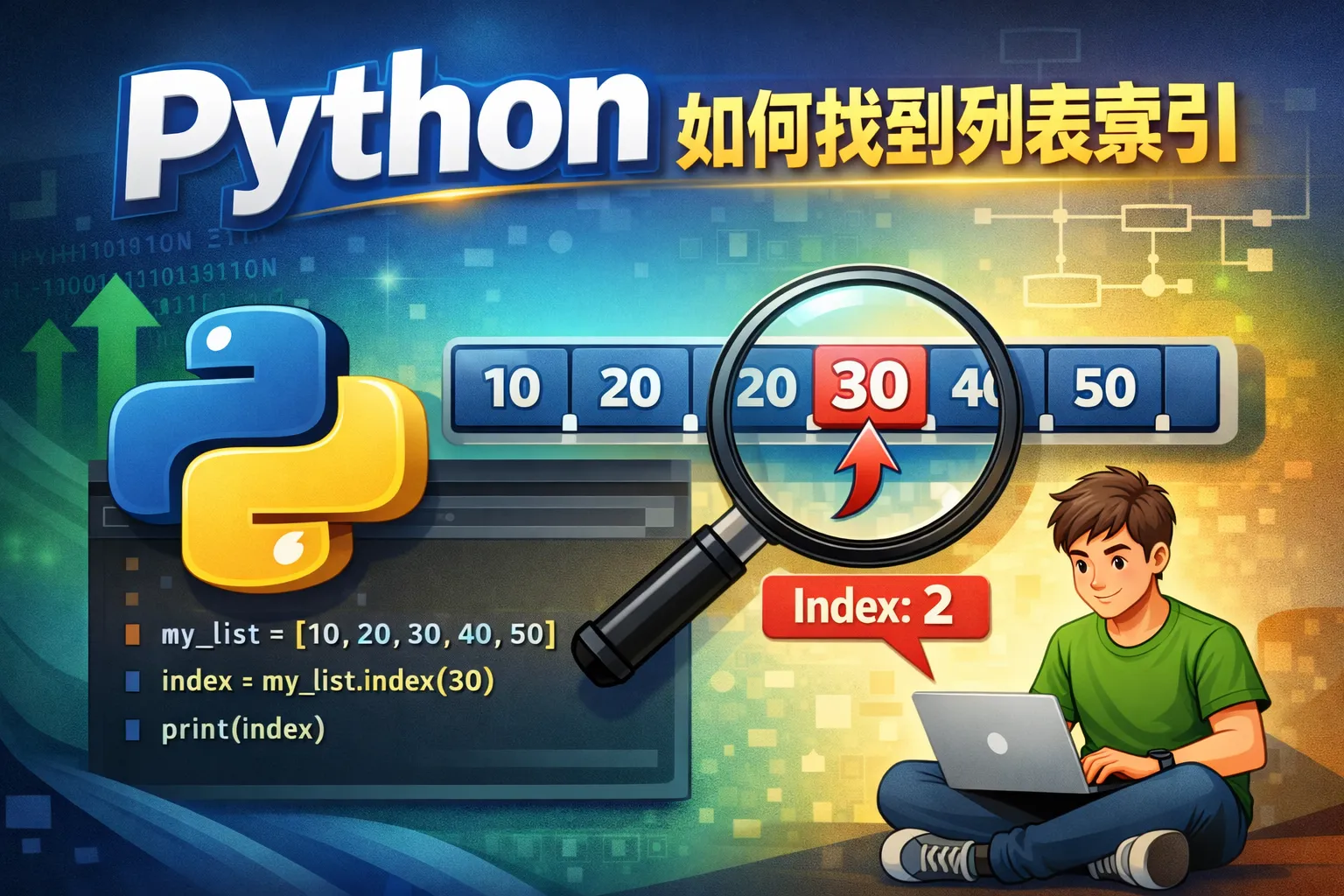 python如何找到列表索引