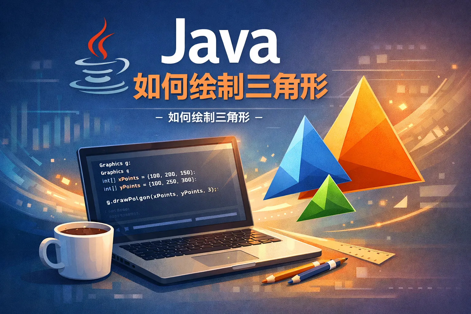 java如何绘制三角形