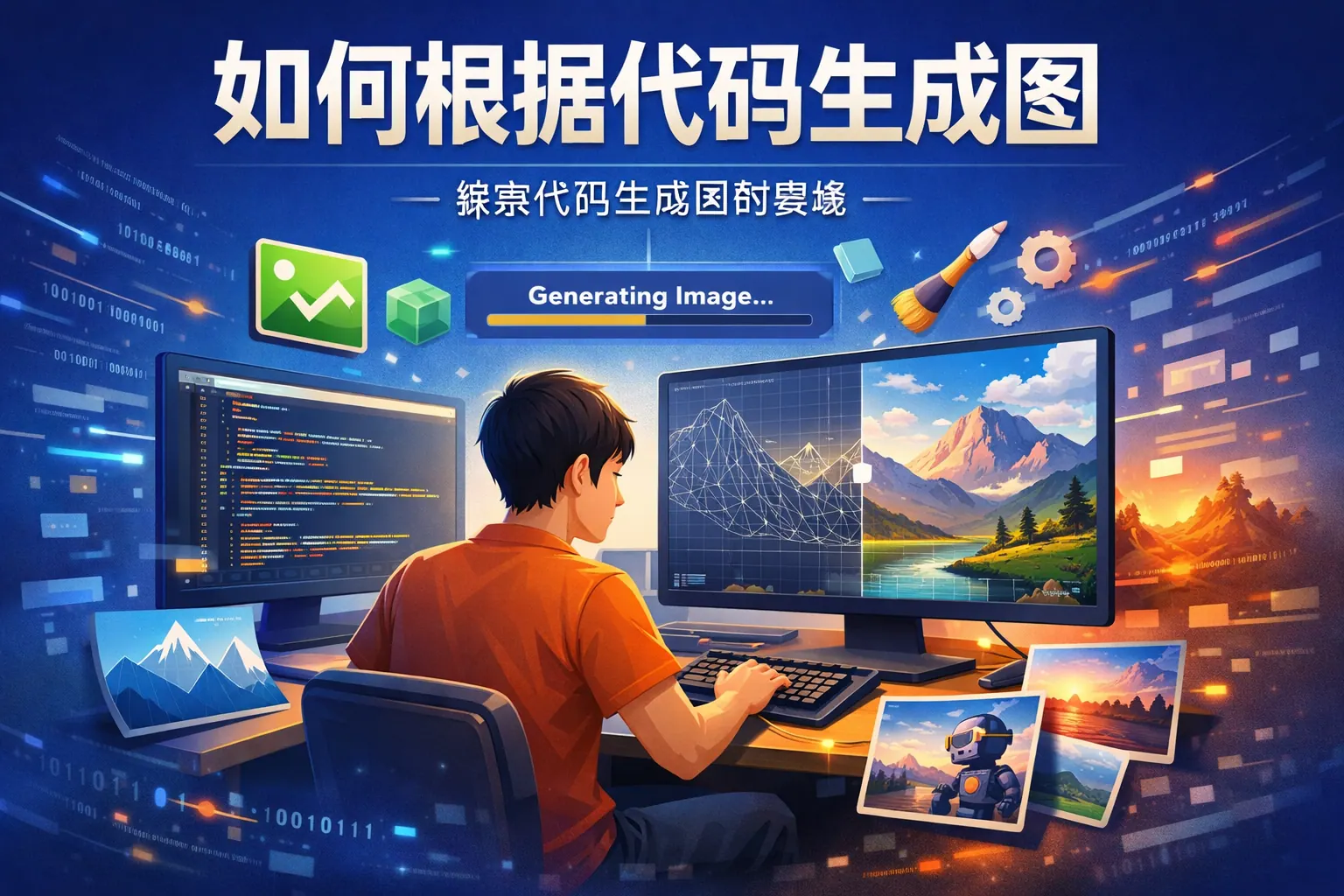 如何根据代码生成图