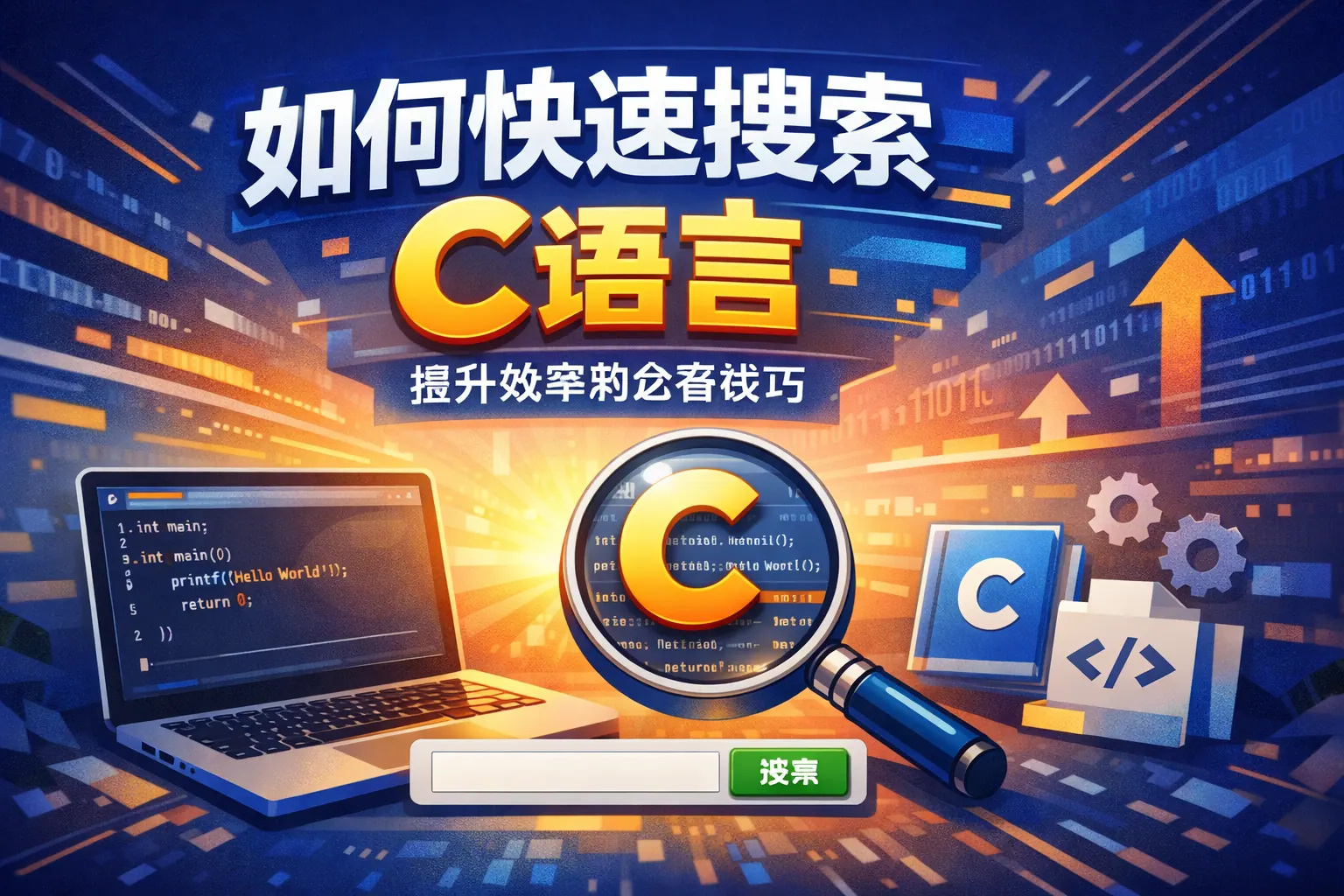 如何快速搜索c语言