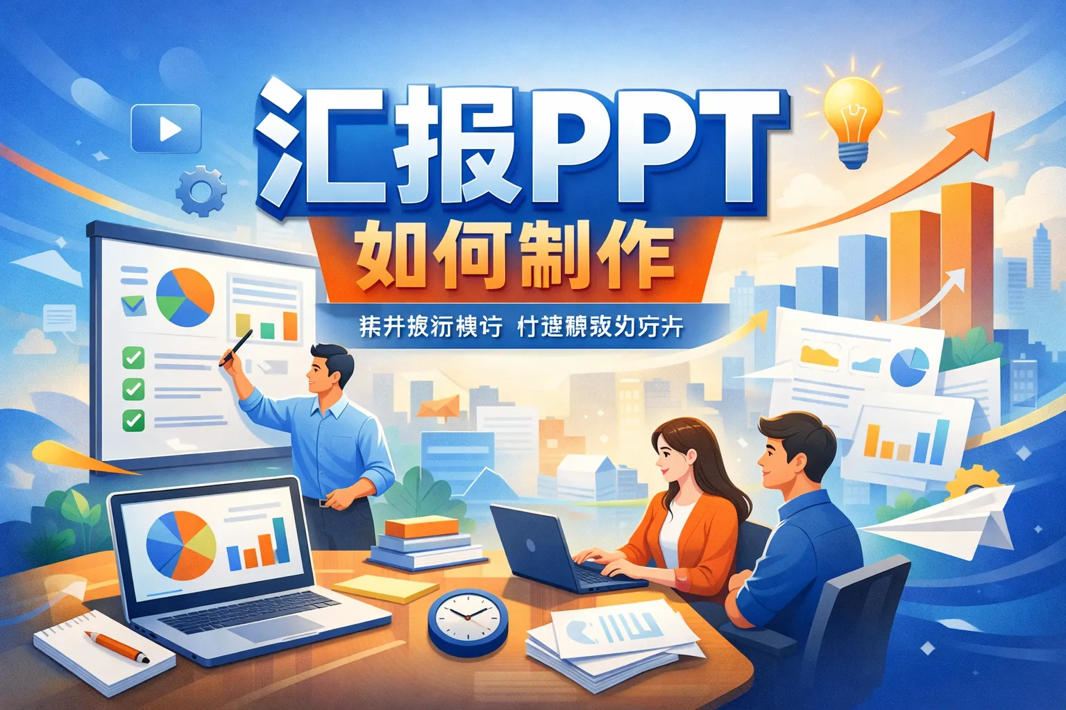 汇报ppt如何制作