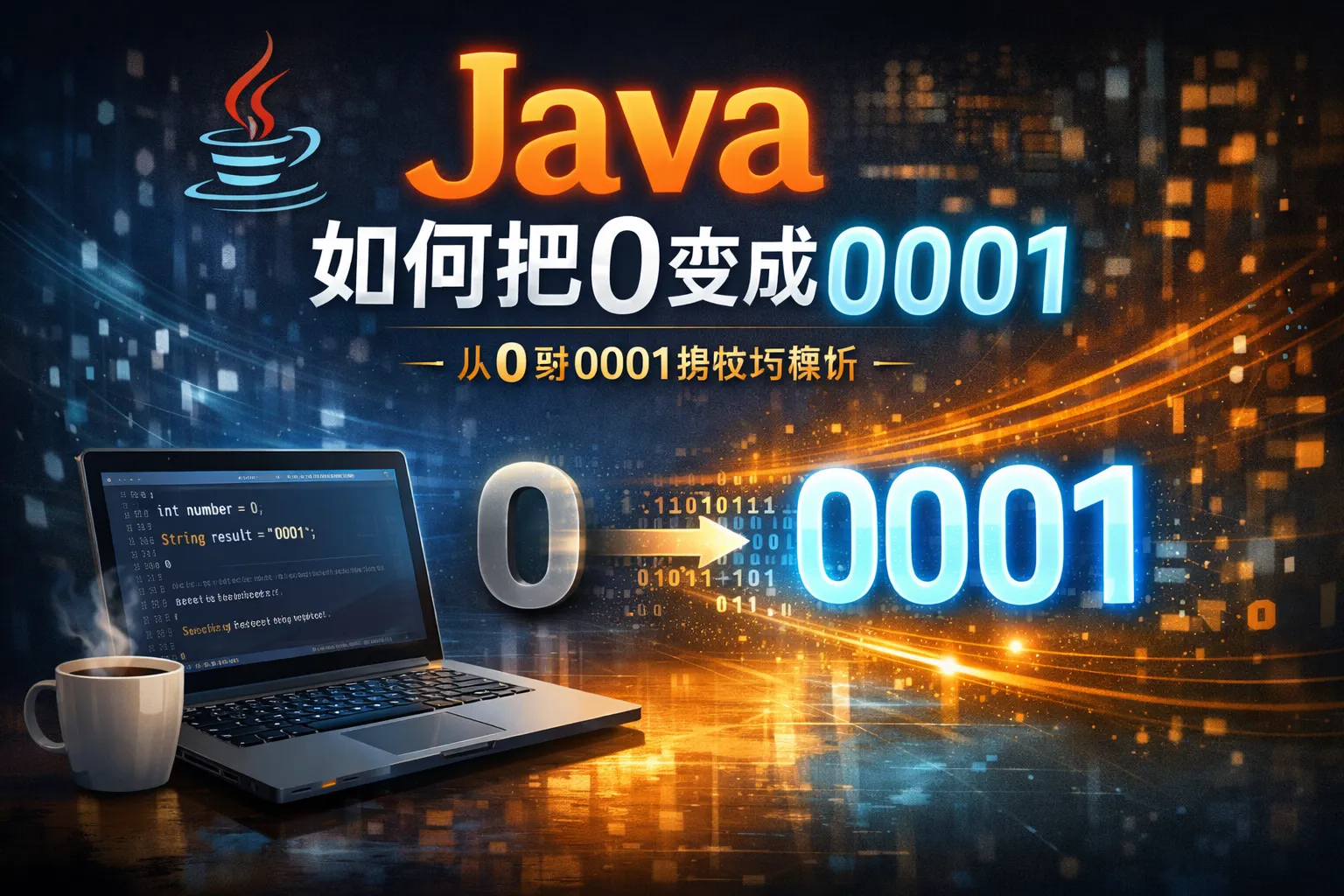 Blog 0001 java如何把0变成0001