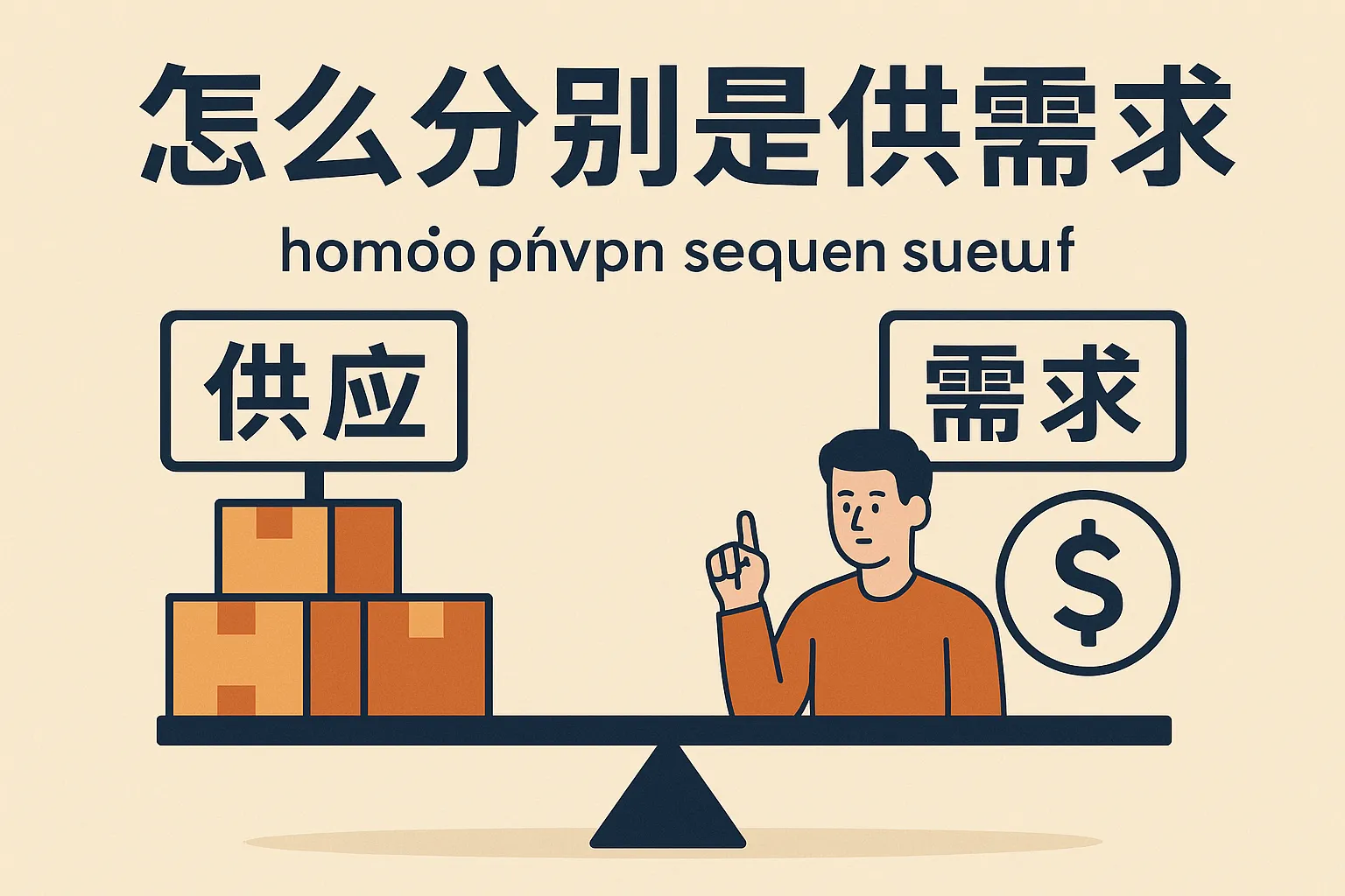 怎么分辨是供应需求