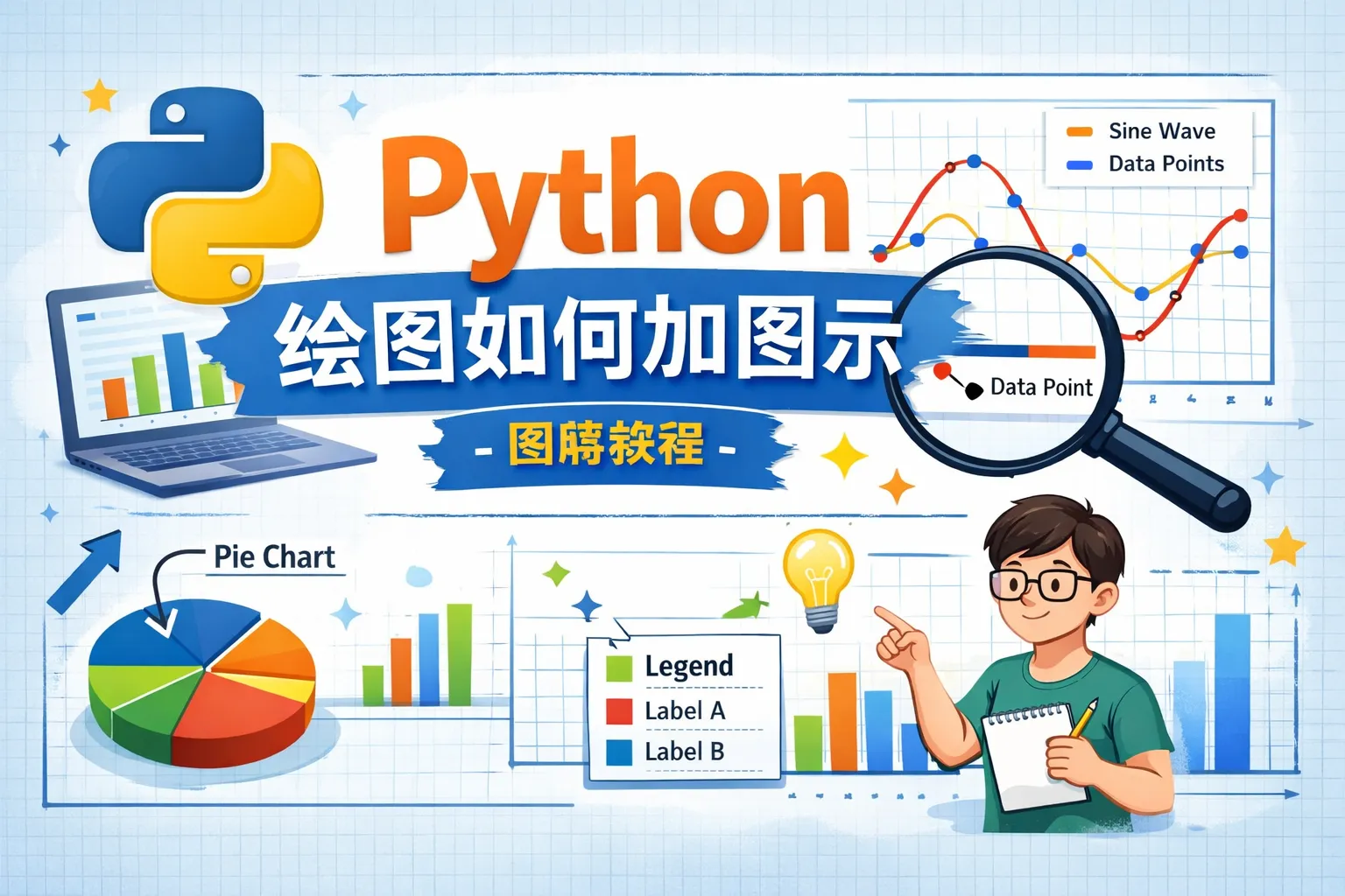 python绘图如何加图示