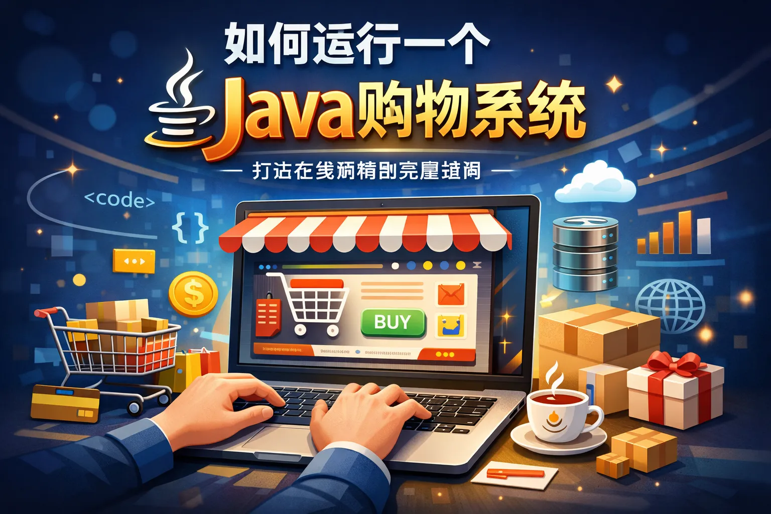 如何运行一个java购物系统