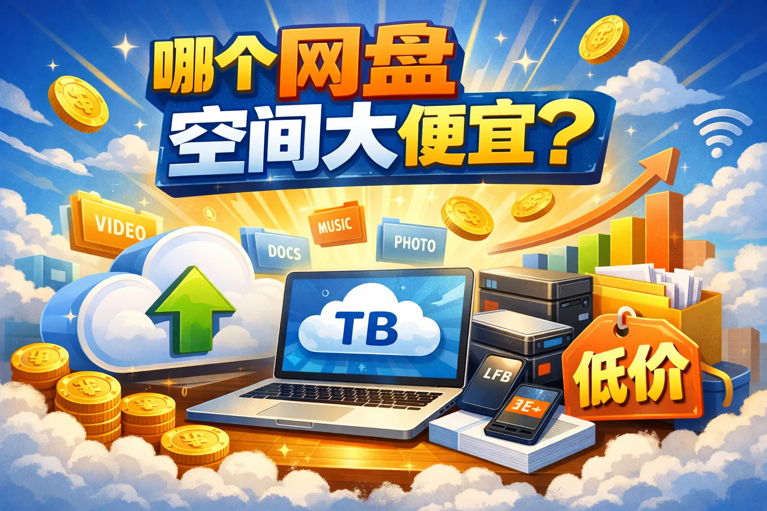 哪个网盘空间大便宜