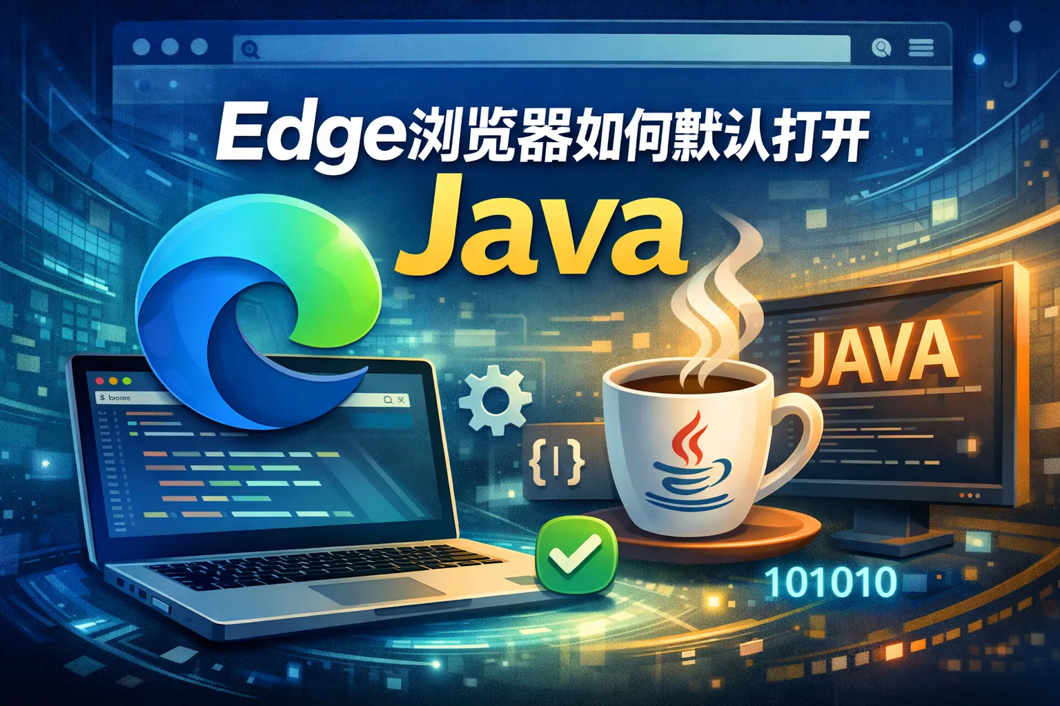 edge浏览器如何默认打开java