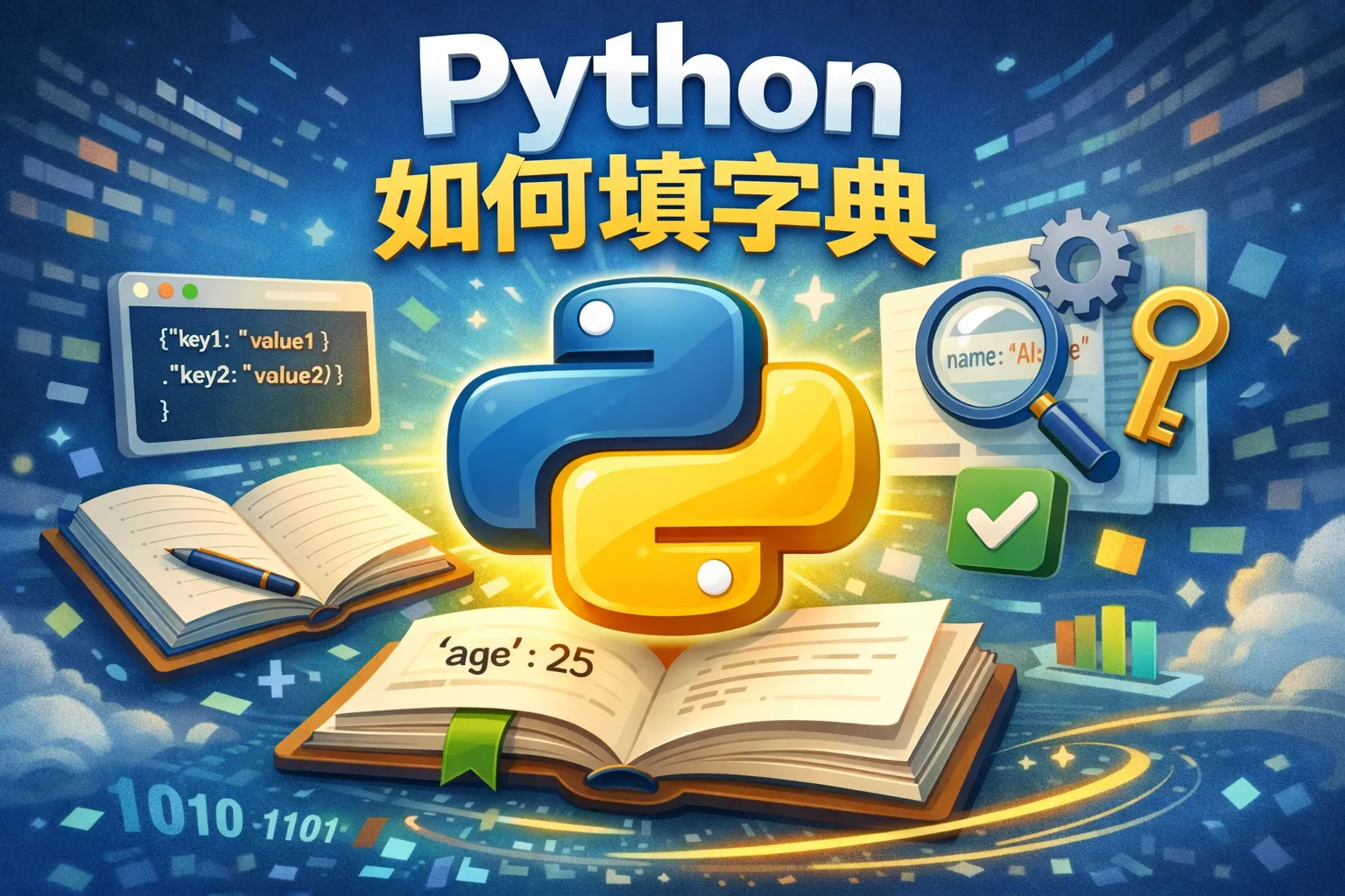python如何填字典