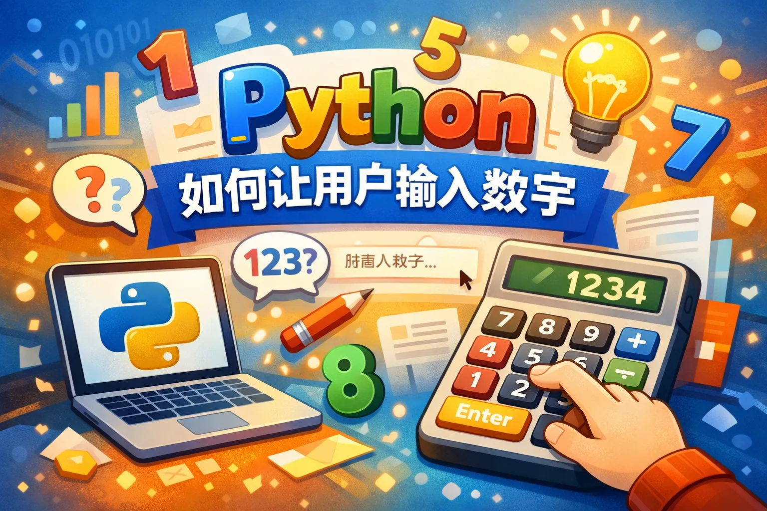 python如何让用户输入数字