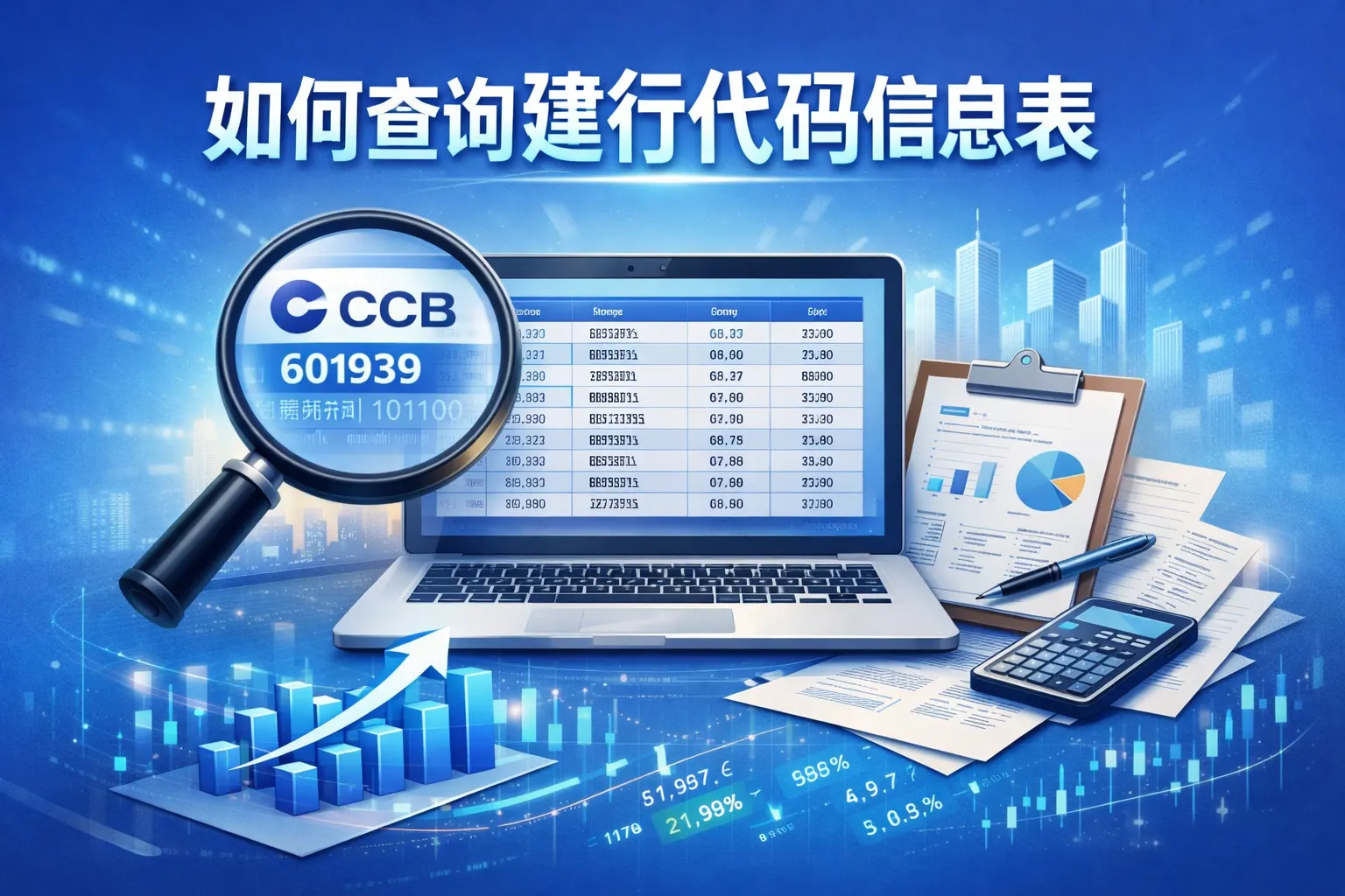 如何查询建行代码信息表