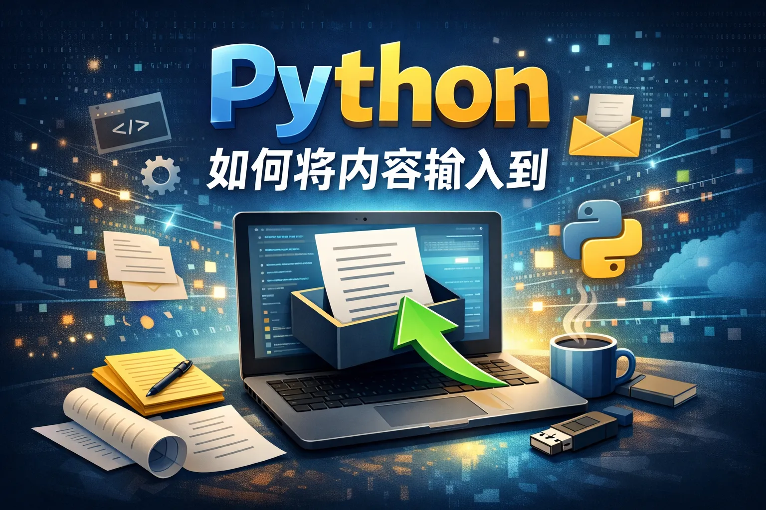 python如何将内容输入到