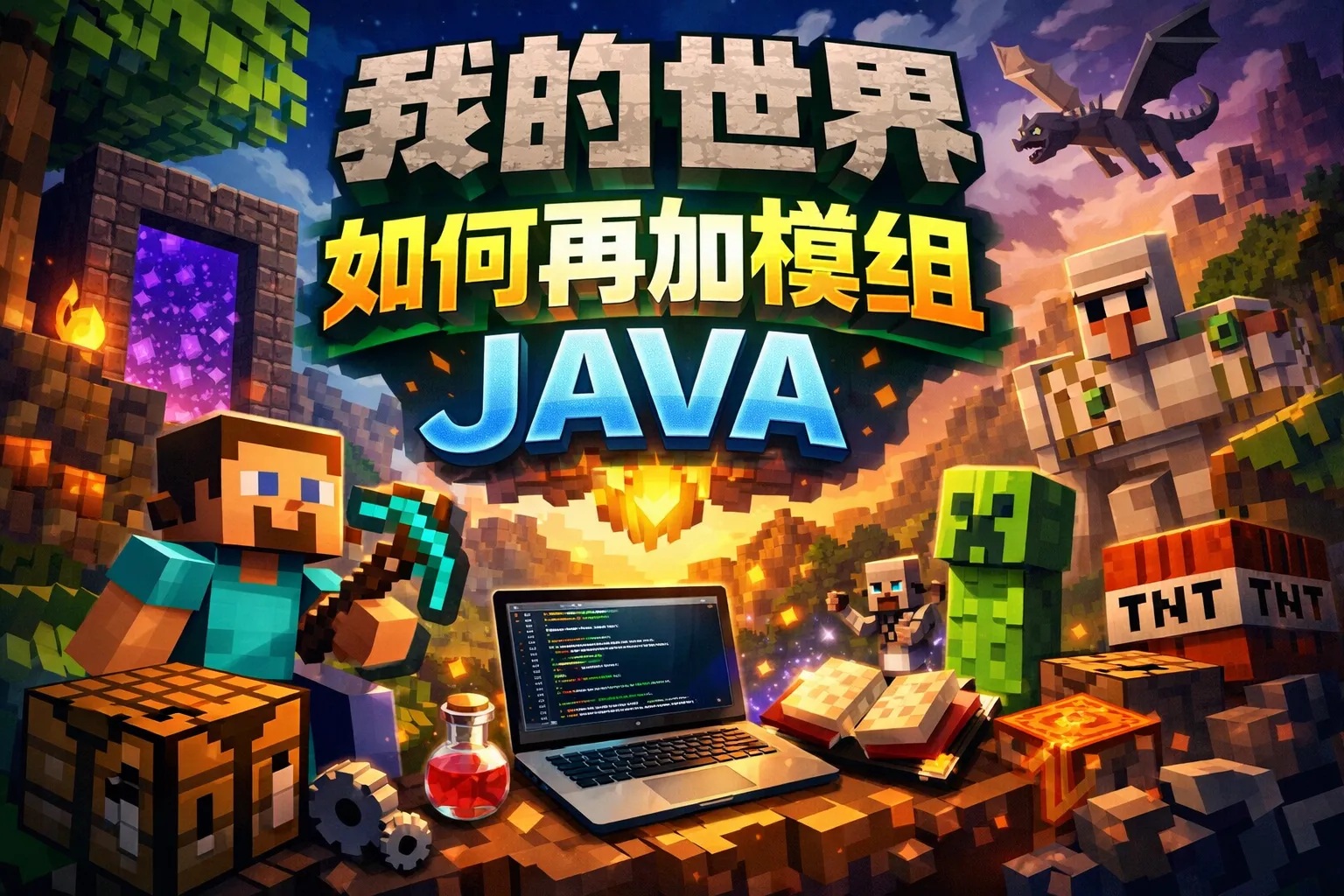 我的世界如何再加模组java