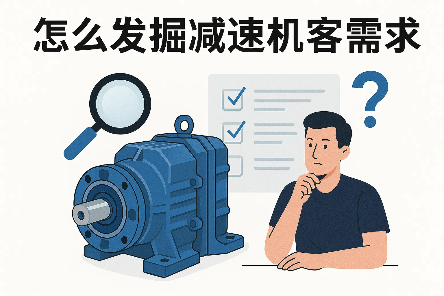 怎么发掘减速机客户需求