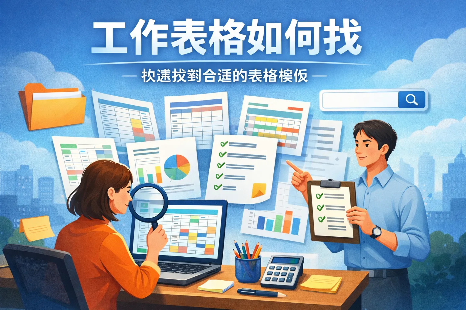 工作表格如何找