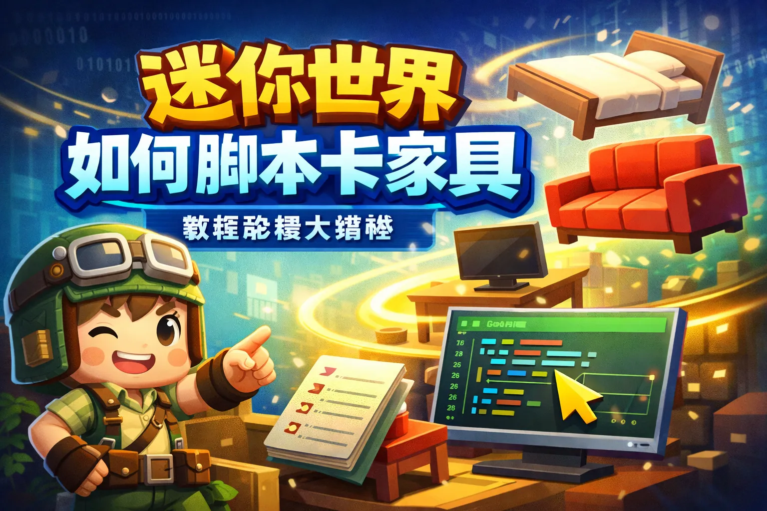迷你世界如何脚本卡家具