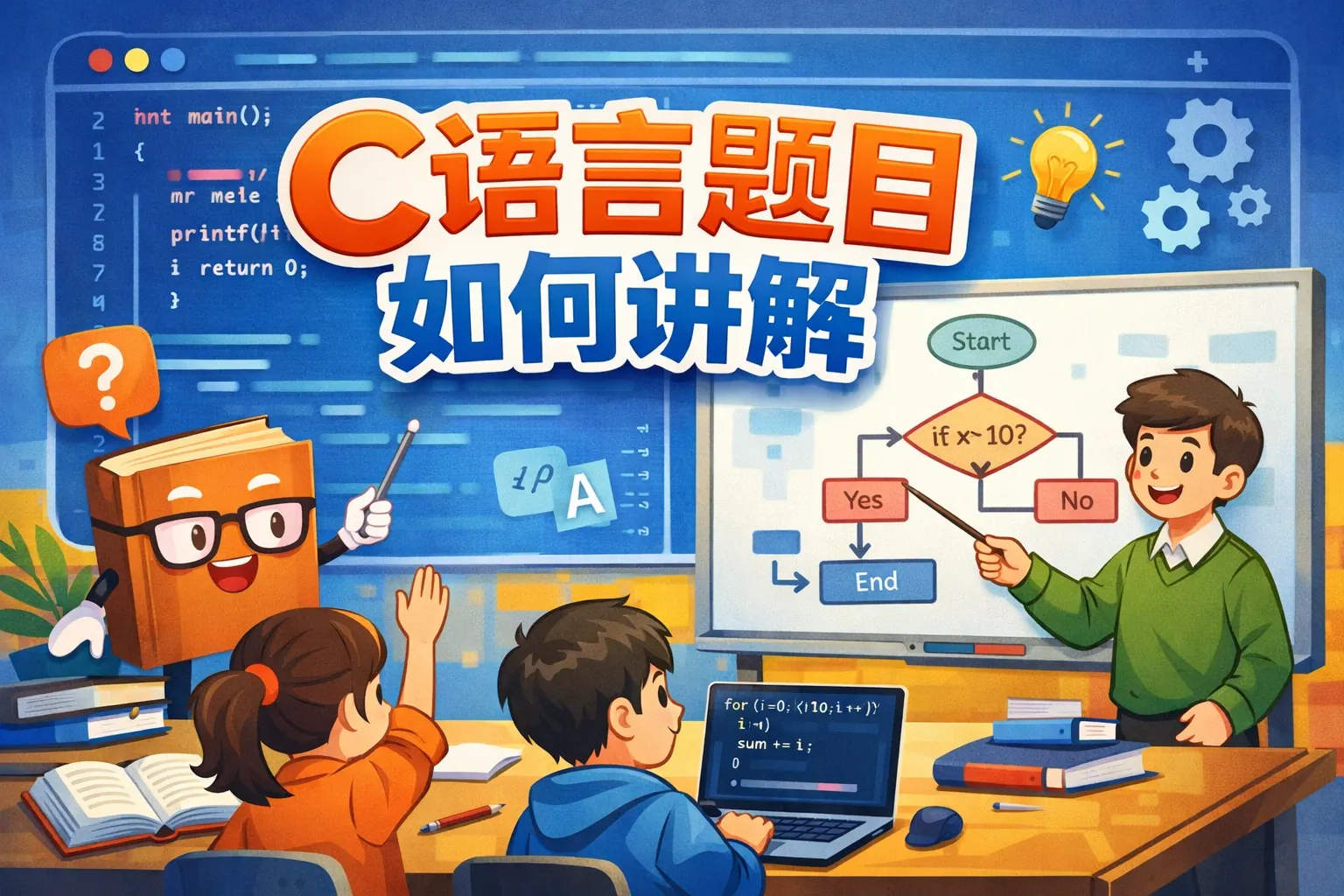 C语言题目如何讲解