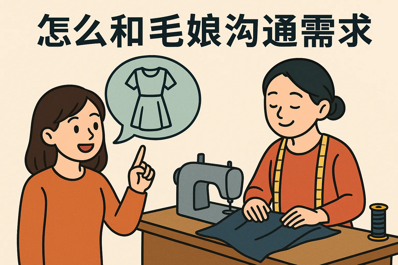 怎么和毛娘沟通需求