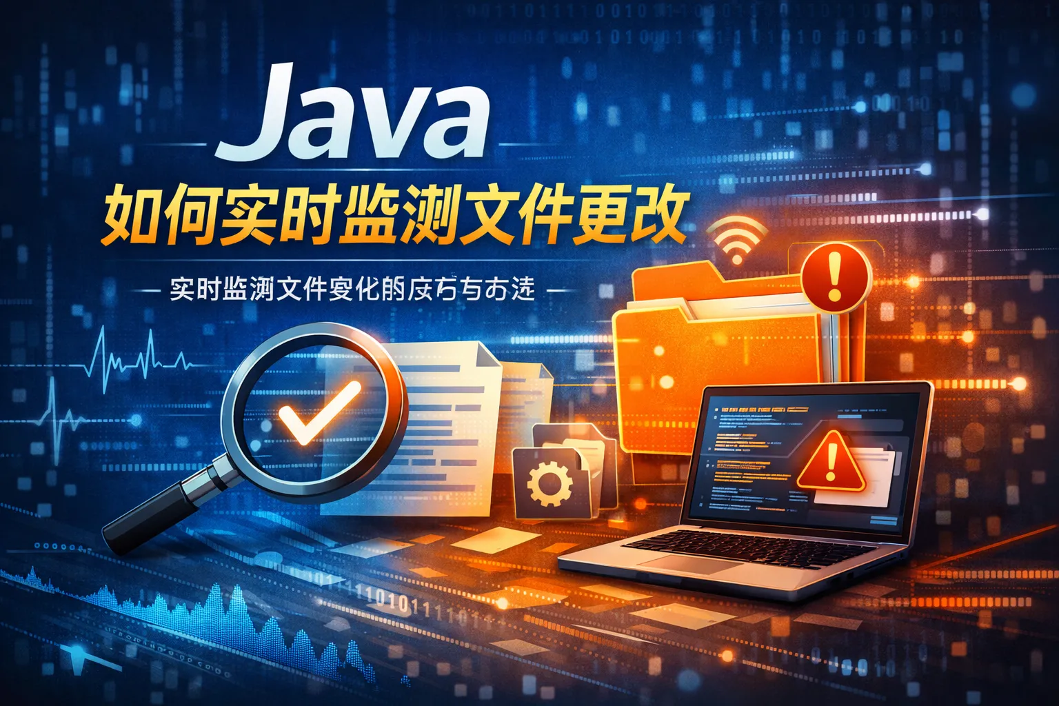 java如何实时监测文件更改