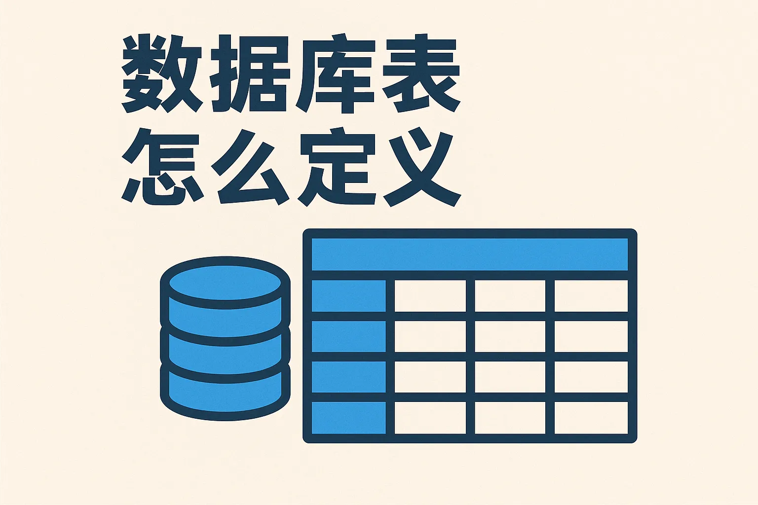 数据库表怎么定义整段