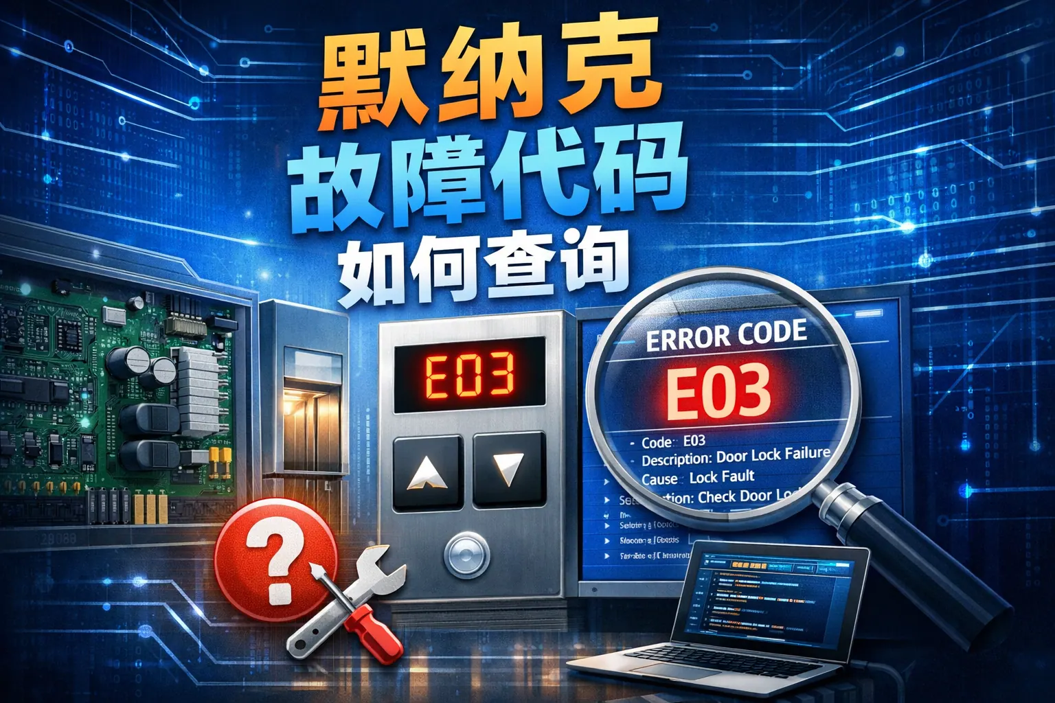 默纳克故障代码如何查询