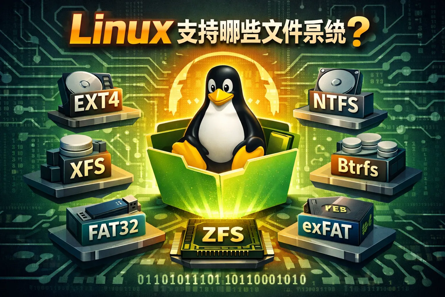 linux 支持哪些文件系统