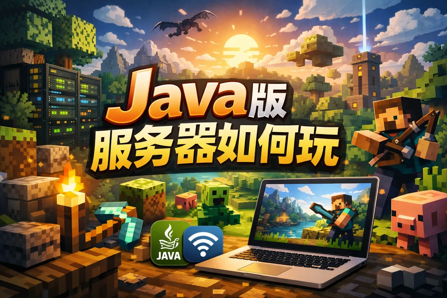 java版服务器如何玩