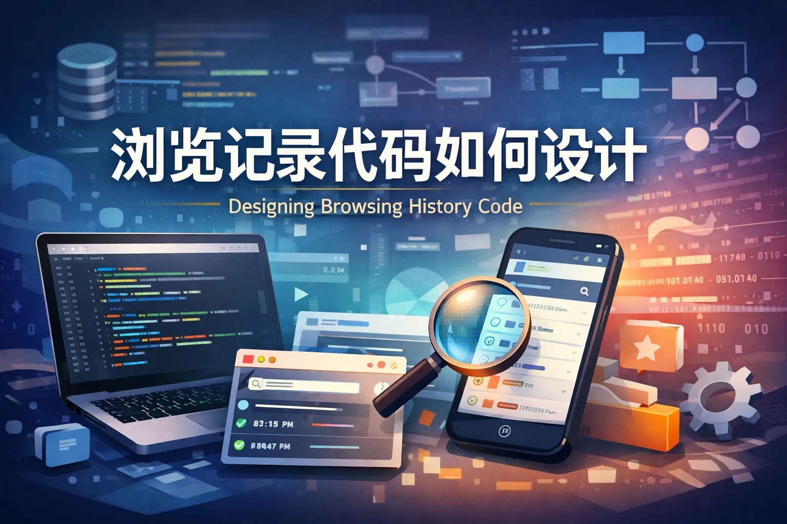 浏览记录代码如何设计的