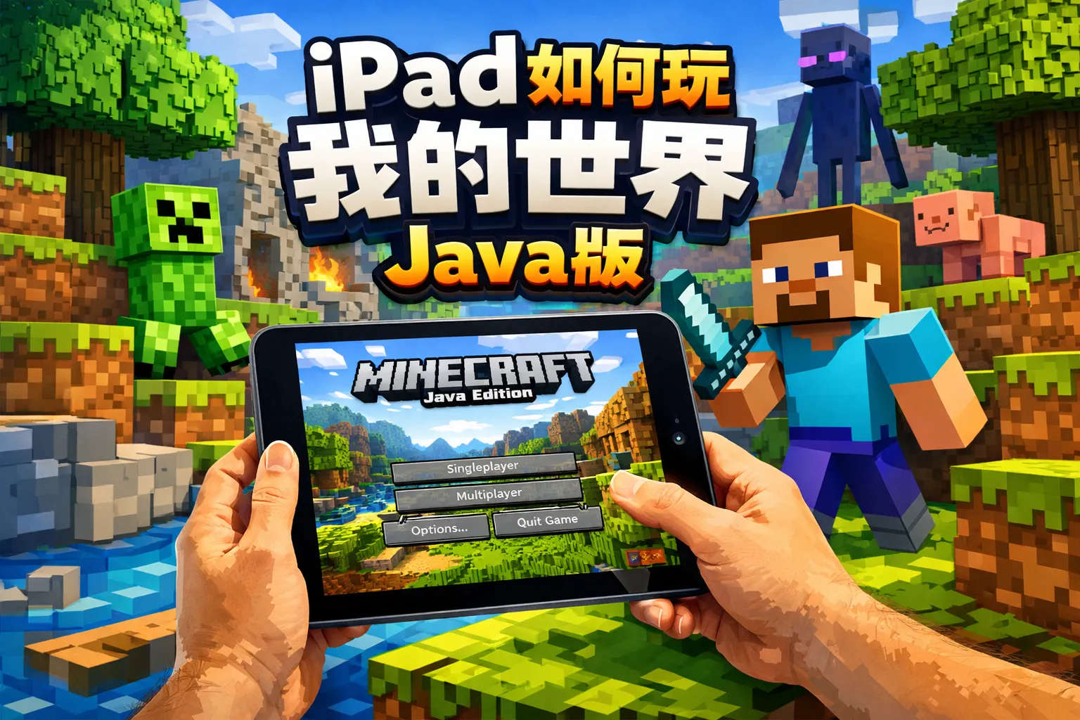 ipad如何玩我的世界java版