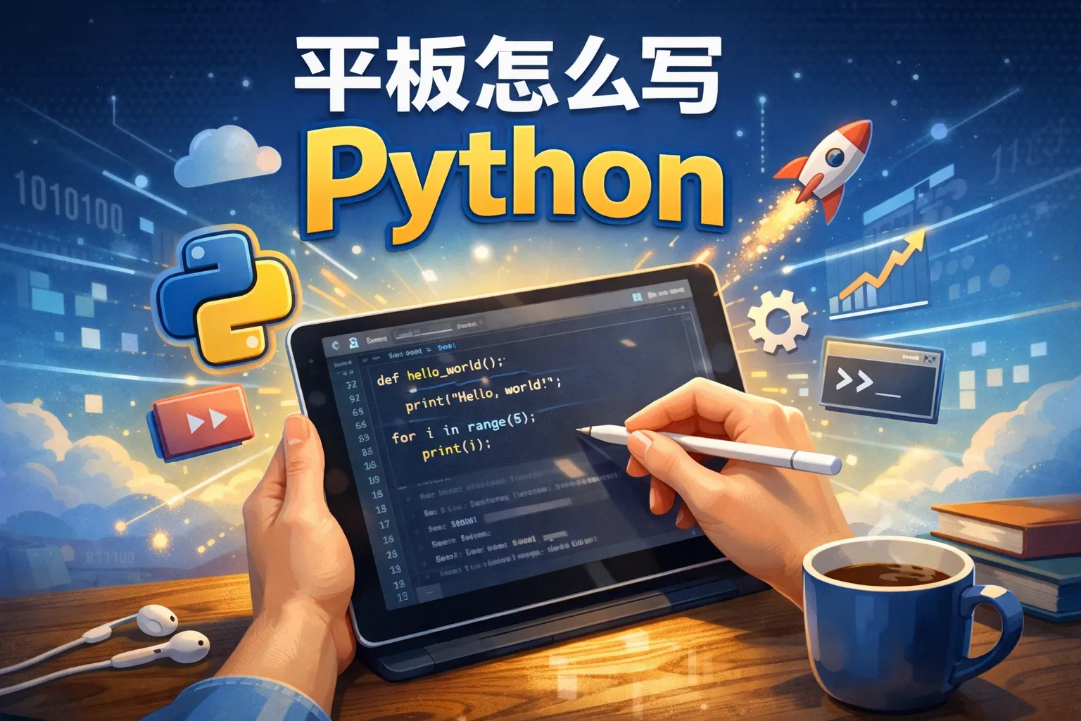 _平板怎么写python
