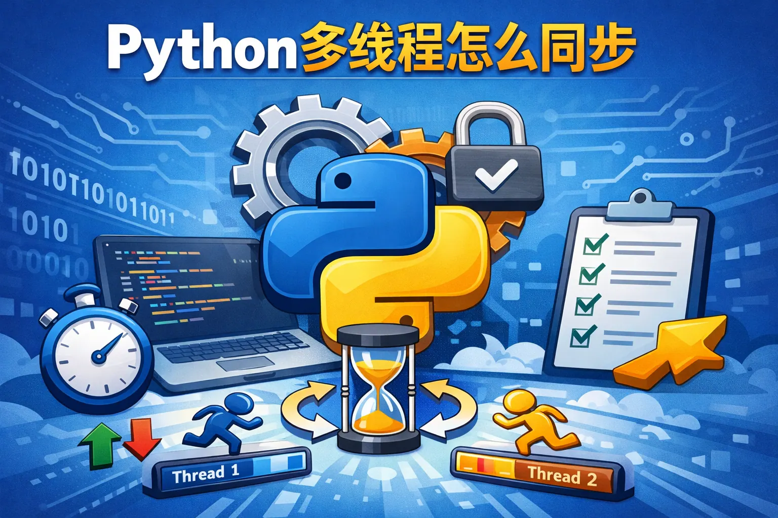 python多线程怎么同步