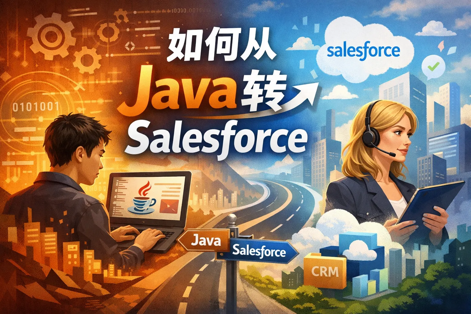 如何从Java转salesforce