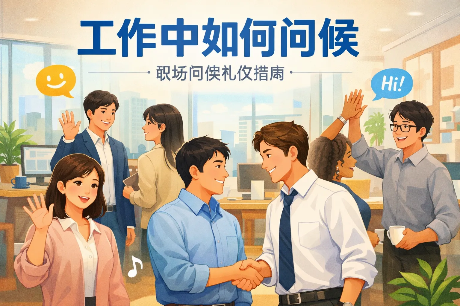 工作中如何问候