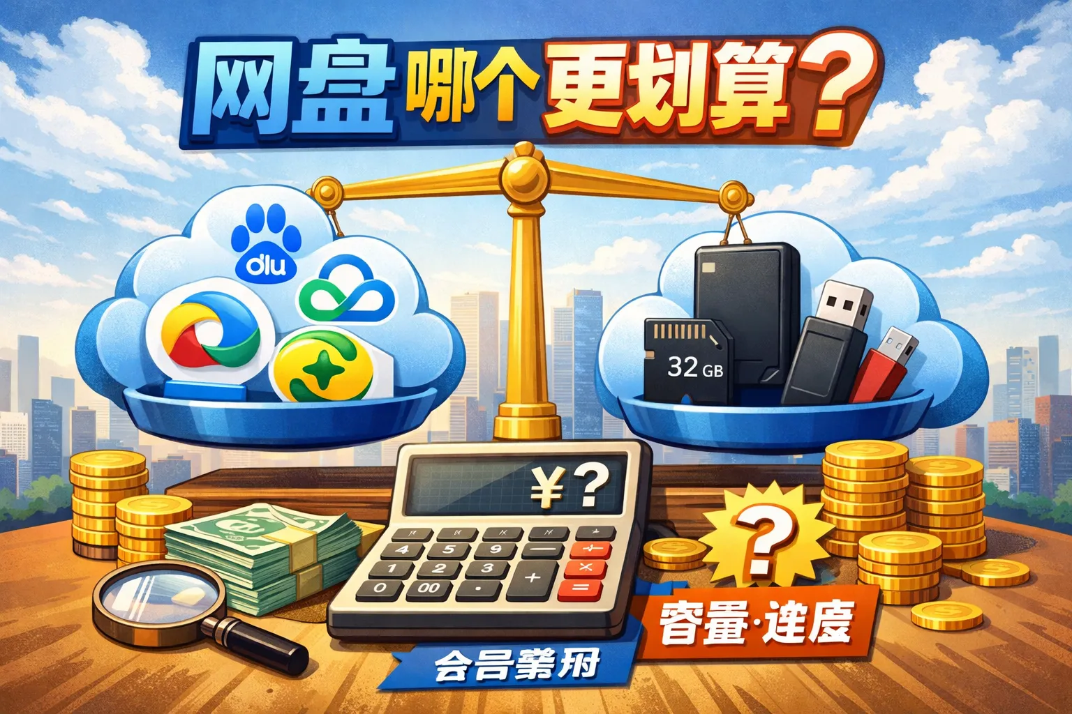 网盘哪个更划算