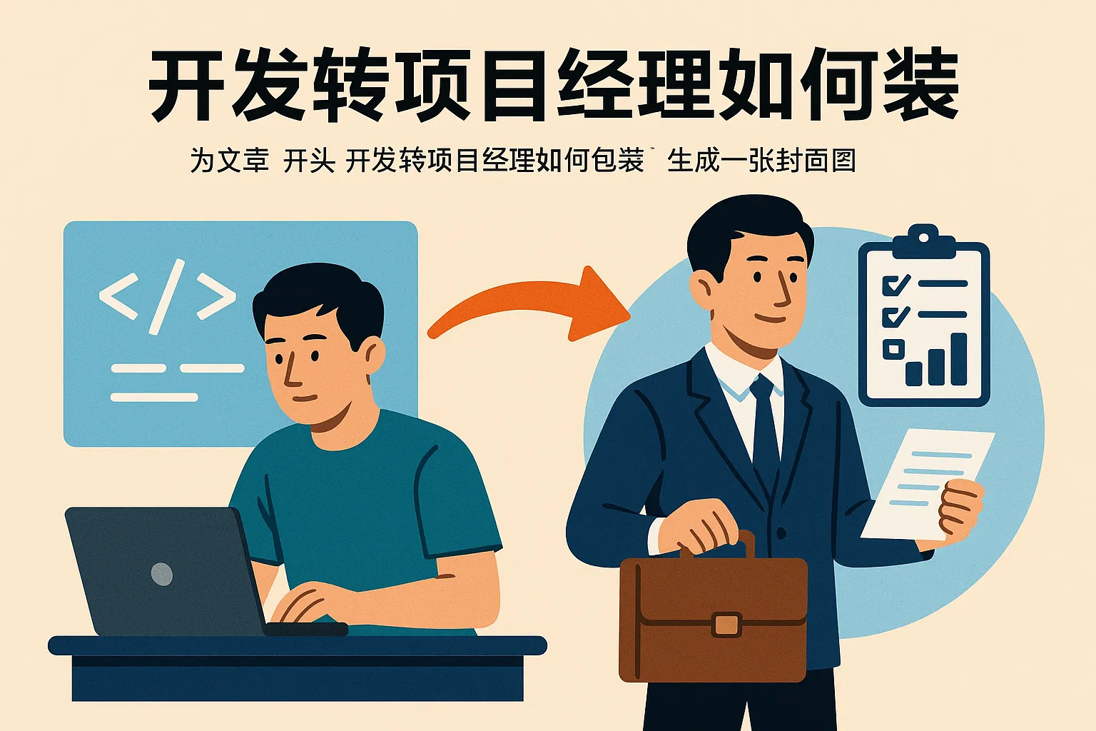 开发转项目经理如何包装
